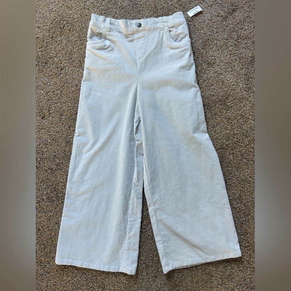 Girls Wide Leg Corduroy Pants